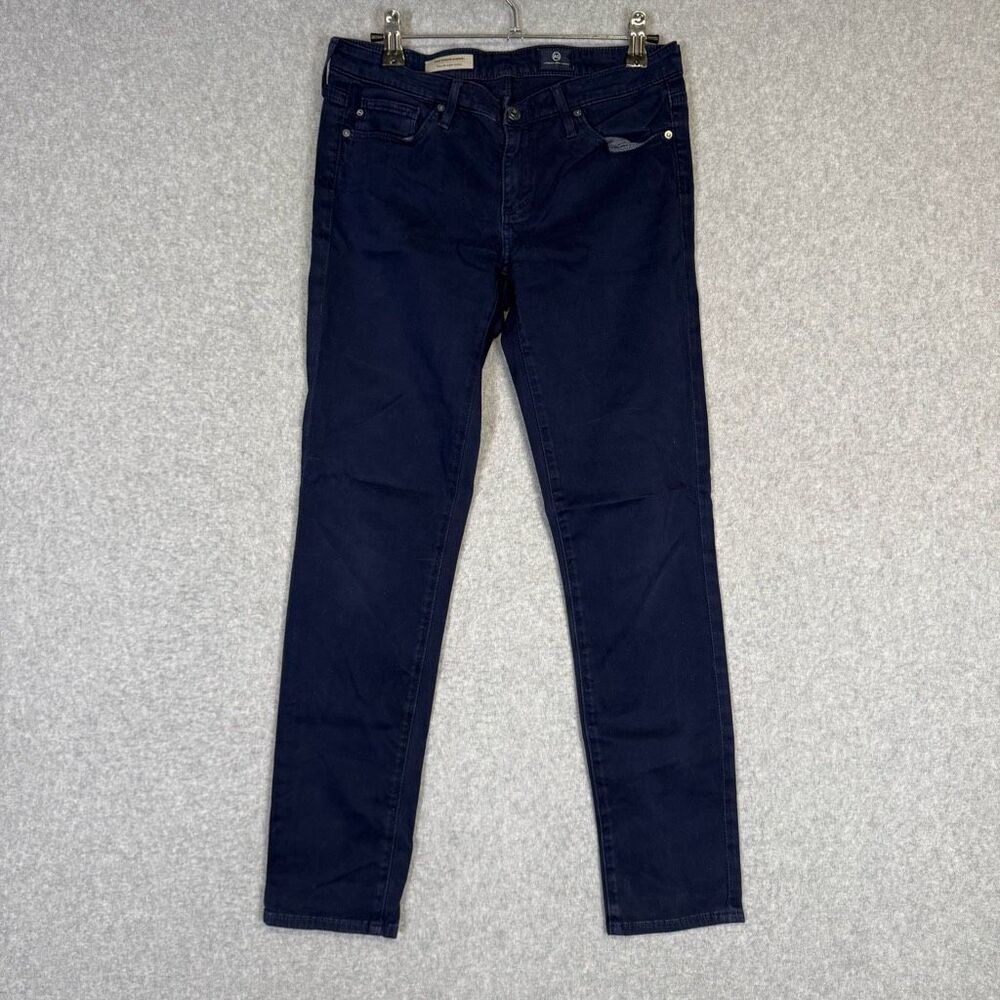 AG by Adriano Goldschmeid Women's 26R Black Stevie Ankle Cut Jeans USA